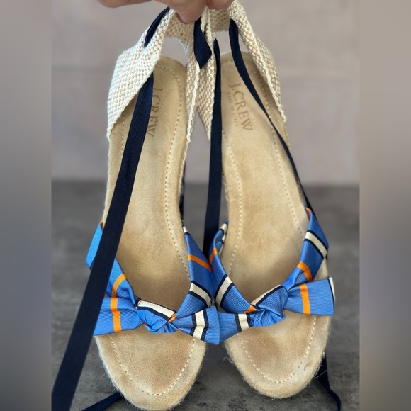 3. J Crew stripped sandals - Picture 8 of 10